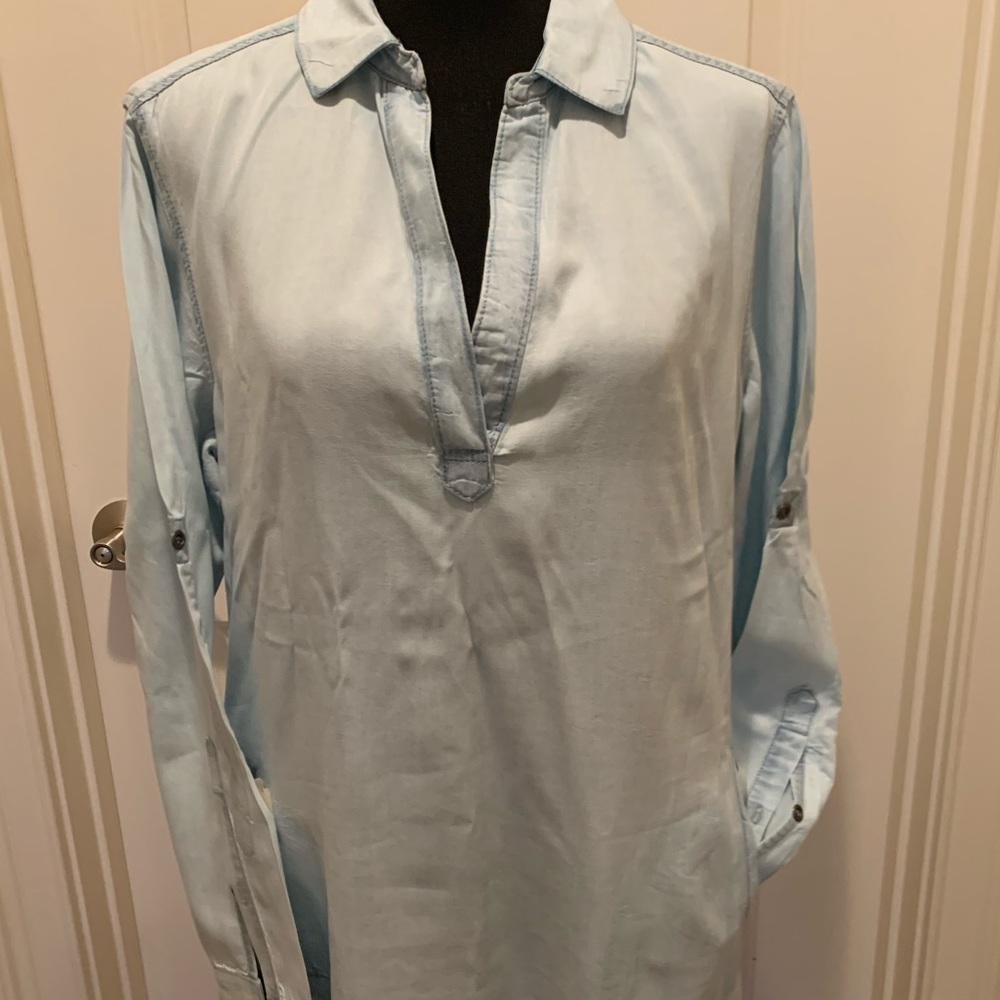 Lightweight denim dress - Picture 2 of 3